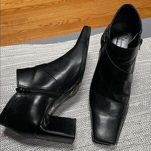 Enzo Angiolini Black Heeled Boots